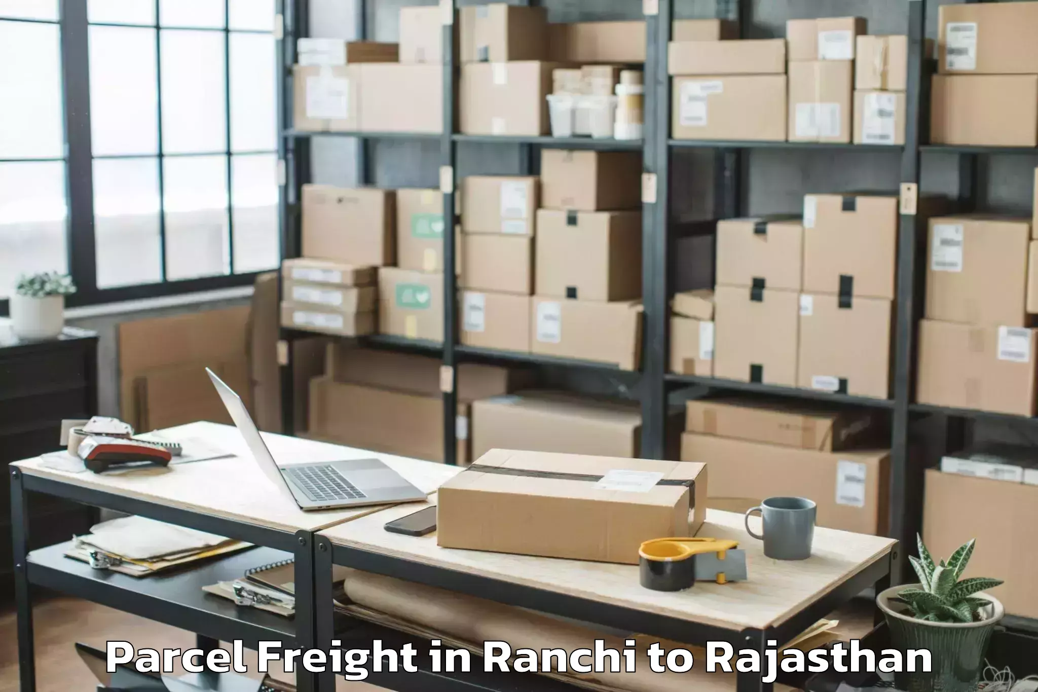 Book Ranchi to Sanganer Parcel Freight Online